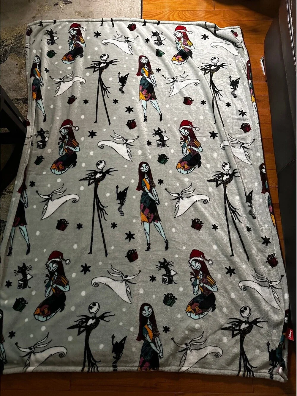 Nightmare Before Christmas Fleece Throw Blanket